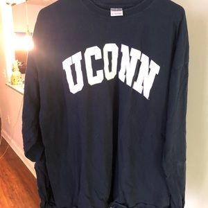 UCONN Navy Long Sleeve XXL